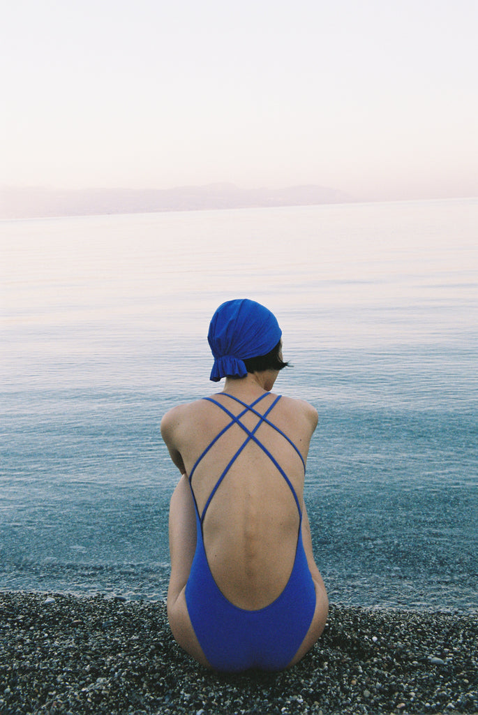 Tilly Swim Hat Azure