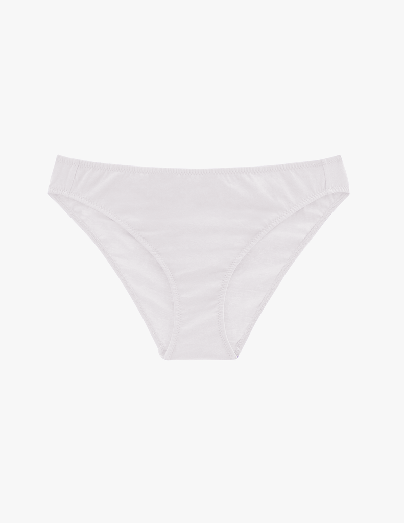 Flat lay of white Josie Panty