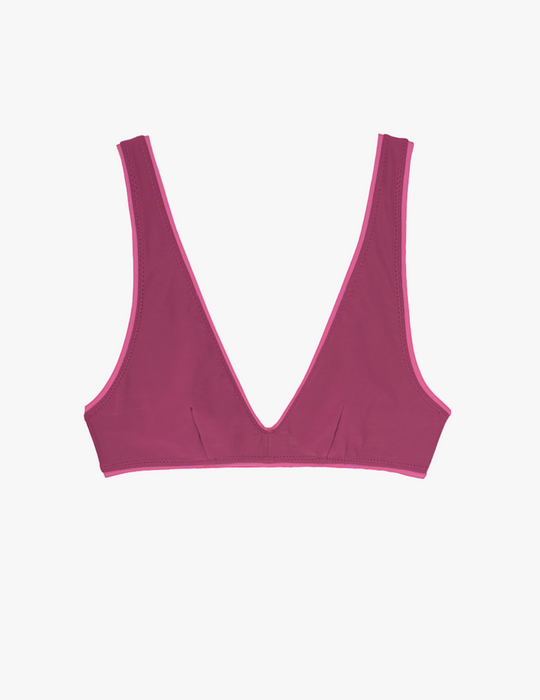 Lucien Bikini Top Cerise