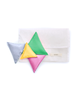 Four Multicolored Lavender Sleep Sachets by Araks with pouch