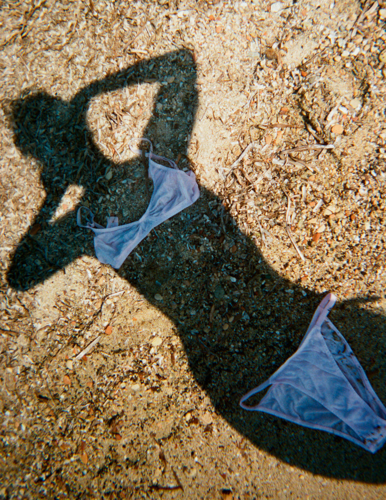 Lingerie set with a shadow.