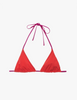 nelle bikini top in poppy red
