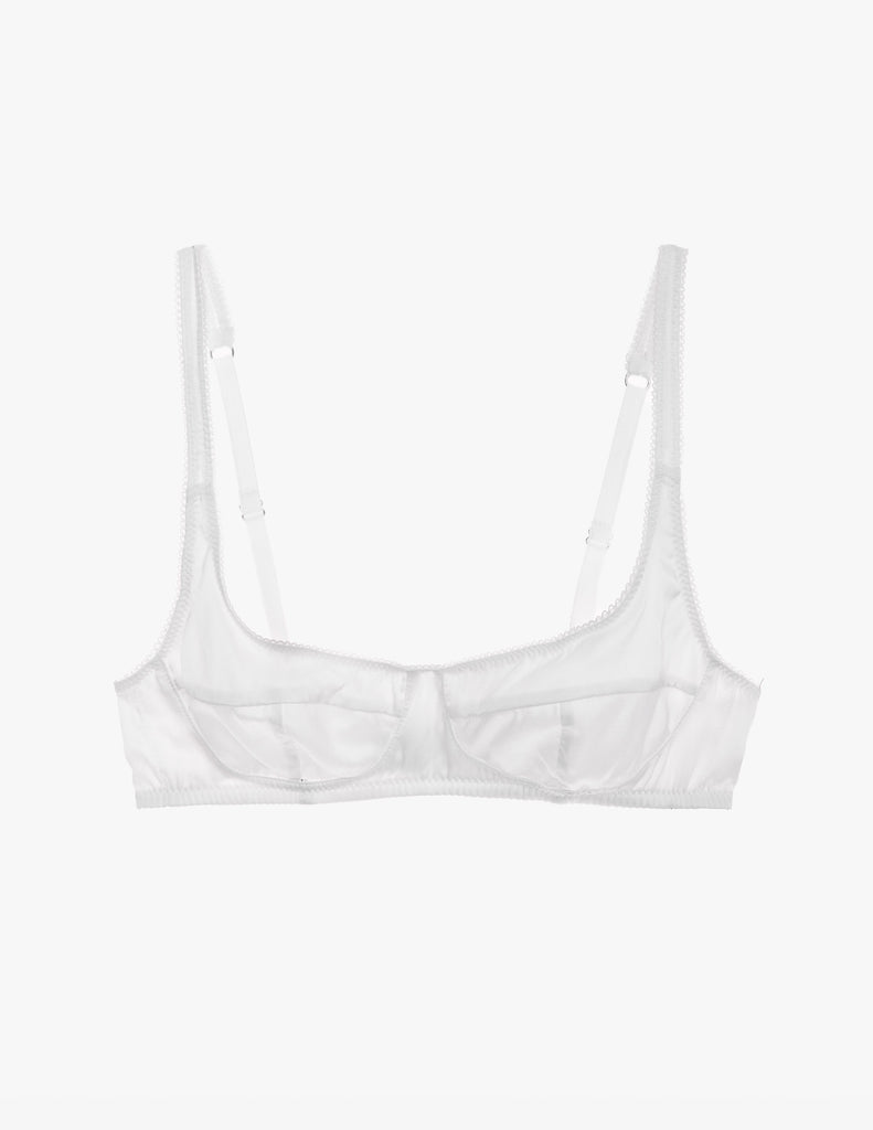 Araks penelope bra in white on a white background