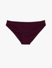Low rise burgundy Piper Bikini Bottom