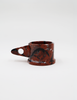 Brown and Grey Splatter Mug by Peter Shire
