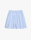 Cotton Stripe Shorts