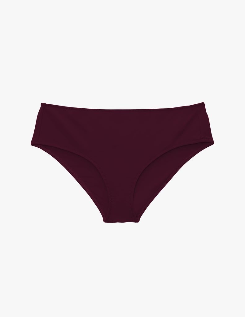Burgundy Ezra Hipster Bikini