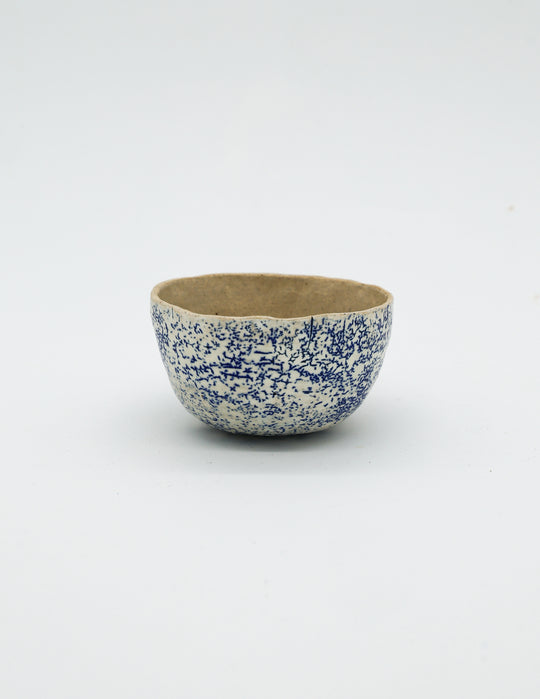 Cobalt Wash Small Handmade Bowl by Lisa Kaye
