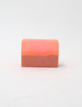 the araks handmade soap in pink unwrapped