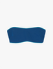 Flat image of blue bandeau top