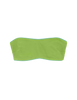 Flat image of green bandeau bikini top
