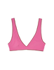 Flat image of the pink bikini top
