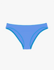 flat lay image of the leonora bikini bottom in iris blue