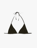 the nelle bikini top in black