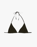 the nelle bikini top in black