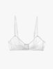 Araks Uma bralette in white on a white background
