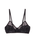 the willow bralette in black