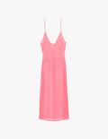 Pink silk georgette slip