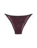 dark red lace string panty