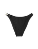 black bikini bottom with anchor detail by Araks