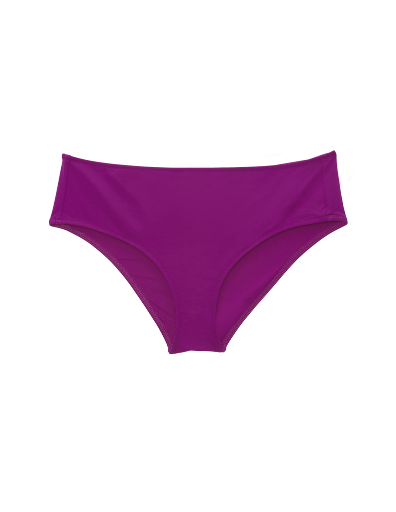 flat of purple bikini bottom