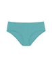 Flat image of blue hipster bikini bottoms