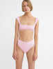 woman wearing pink bikini by Araks