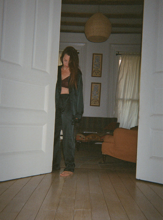 Photo by Heidi Bivens ~ Kate Pajama Top, Tamara Bralette & Ally Pajama Bottoms