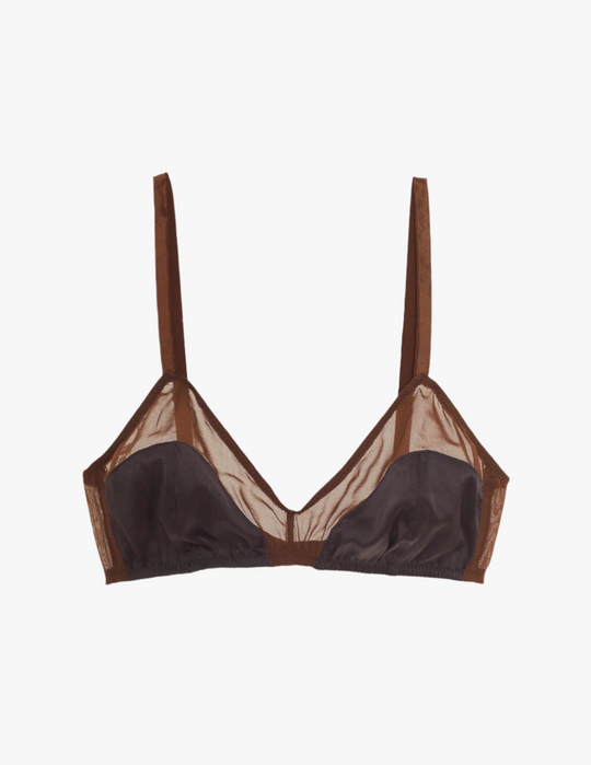 Beatrice Bralette Walnut