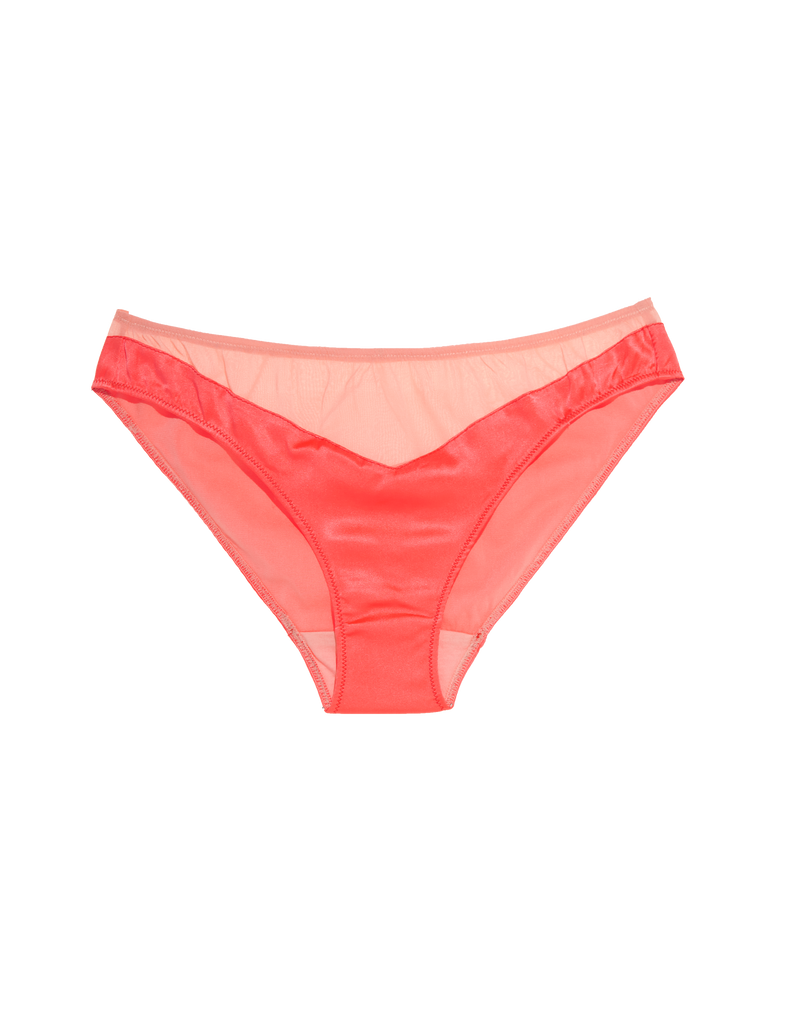 pink and peach silk panty by Araks