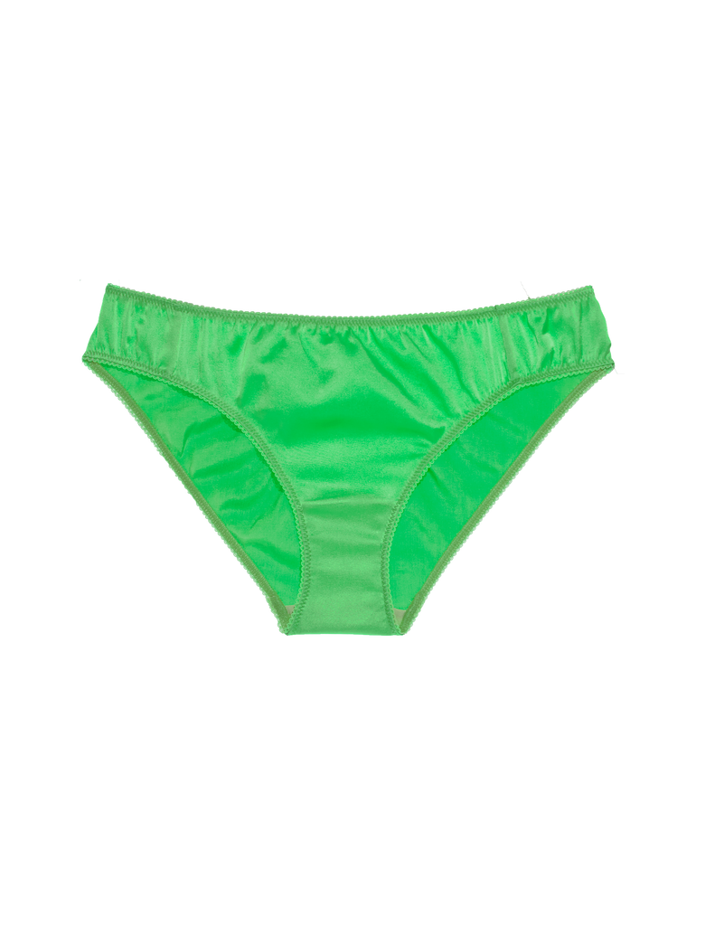 green silk panty by Araks