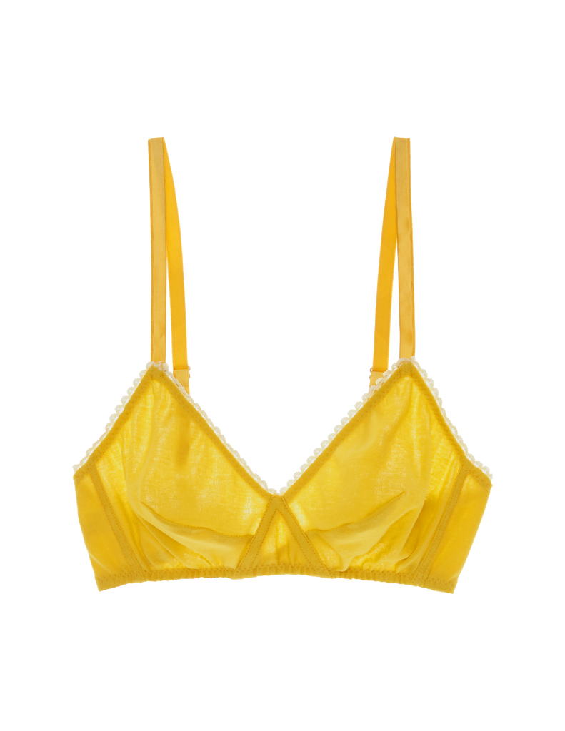 yellow bra