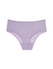 purple cotton hipster panty with purple trim by Araks