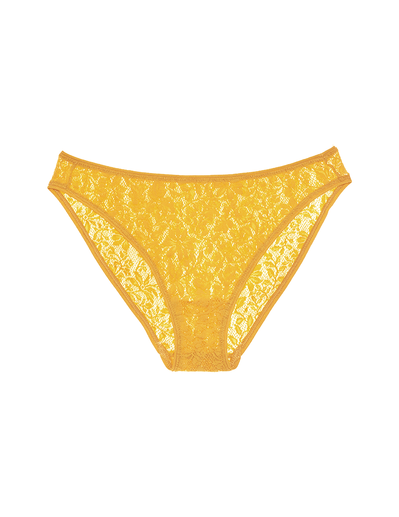 yellow lace panty by Araks