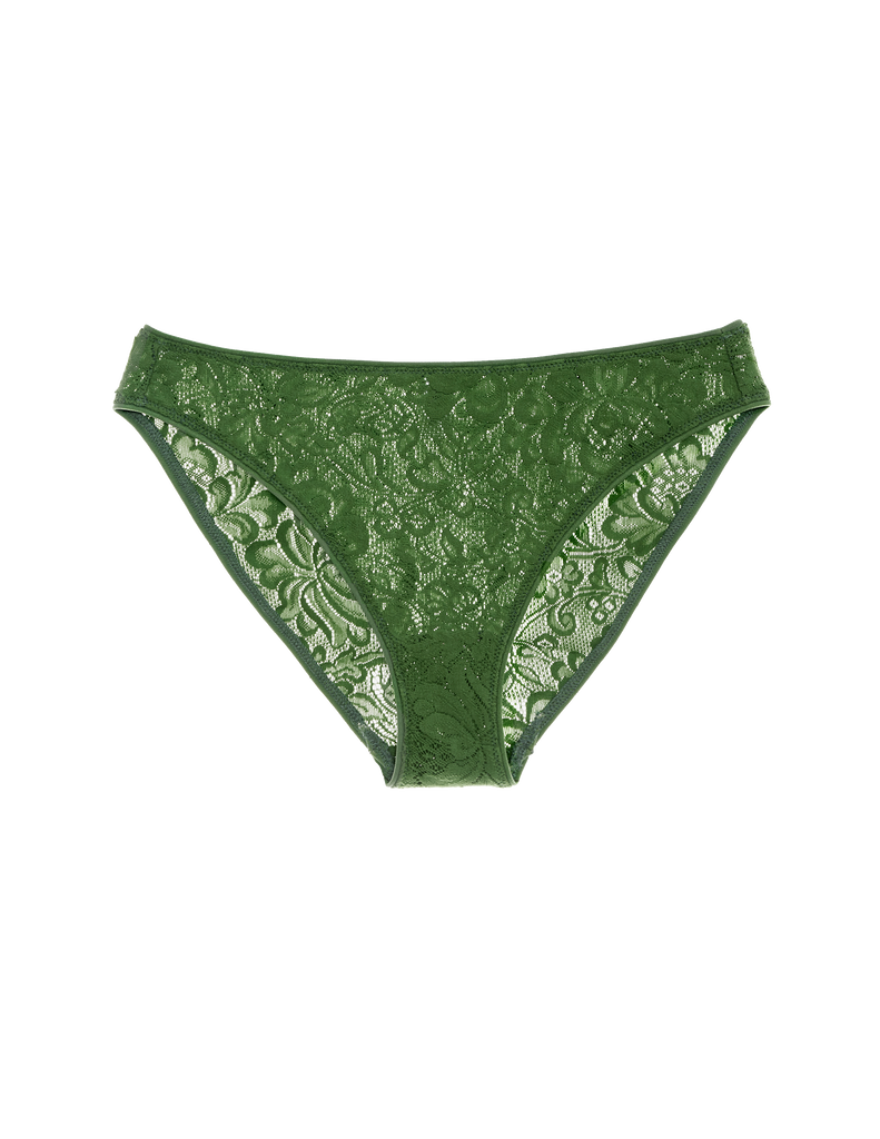 Green lace panty