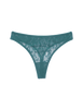 blue lace mid-rise thong by Araks
