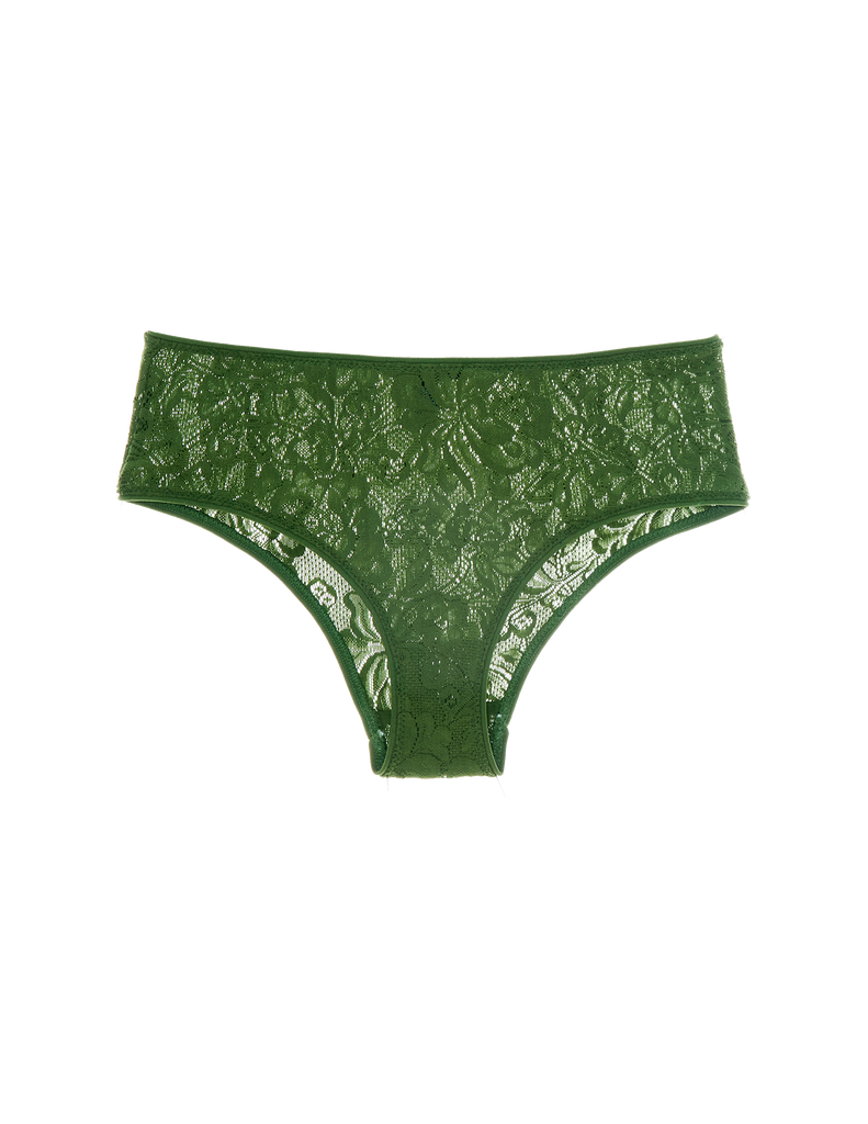 Green lace hipster