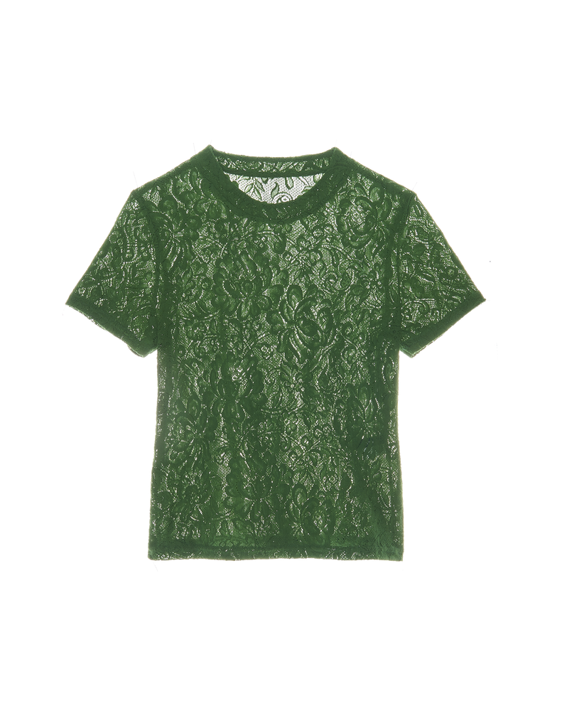 Green Lace tee shirt