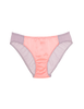 purple cotton panty with pink silk insert by Araks