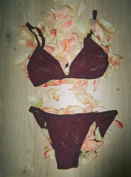 Photo by Lou Doillon ~ Bryce Bralette & Basja Panty