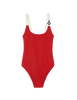 red one piece with anchor detail by Araks