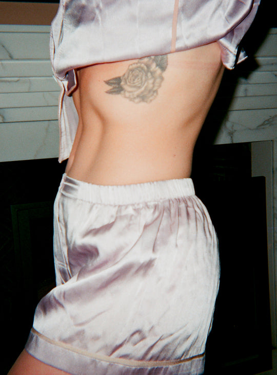 Photo by Scarlett Johansson & Sonia Boyajian ~ Shelby Pajama Top & Tia Boxer