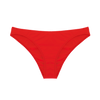 Front of red bikini bottom