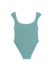 blue one piece with cutout back by Araks
