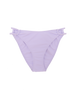 flat lay of purple bikini bottom 