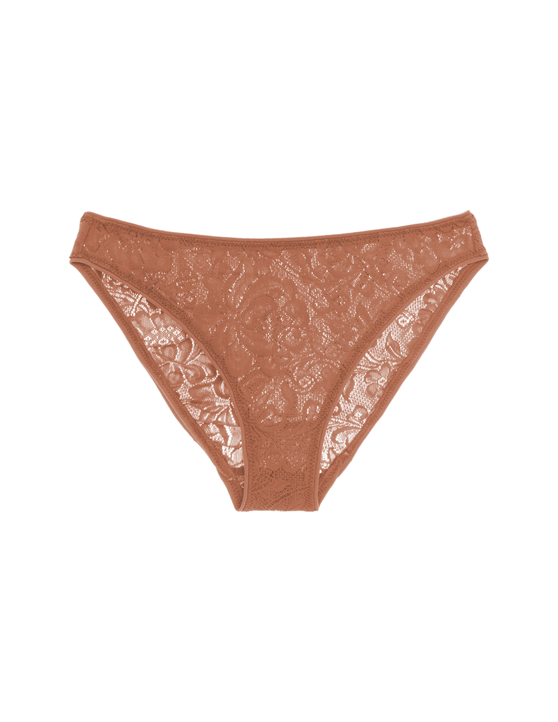 brown lace panty