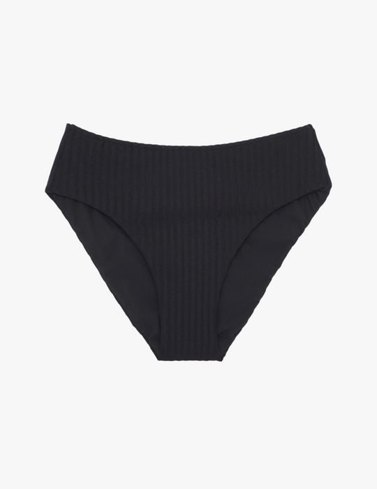 Ulla Bikini Bottom Black Rib