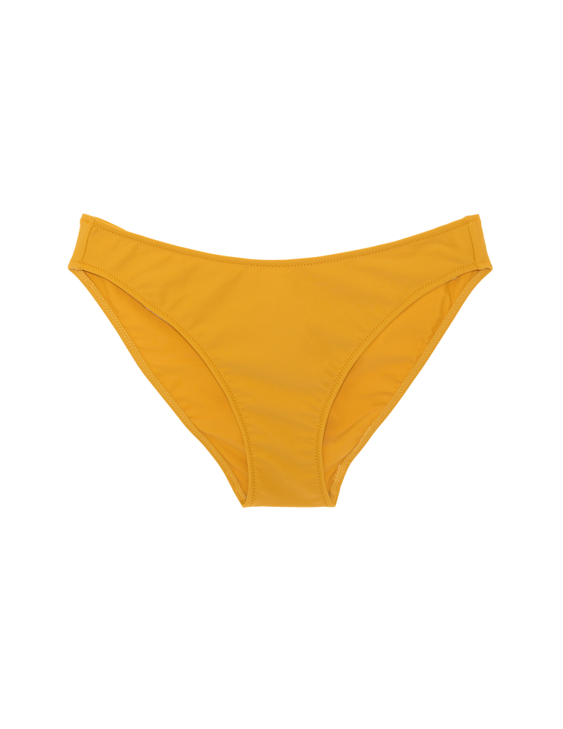 The Veronica bikini bottom in orange.
