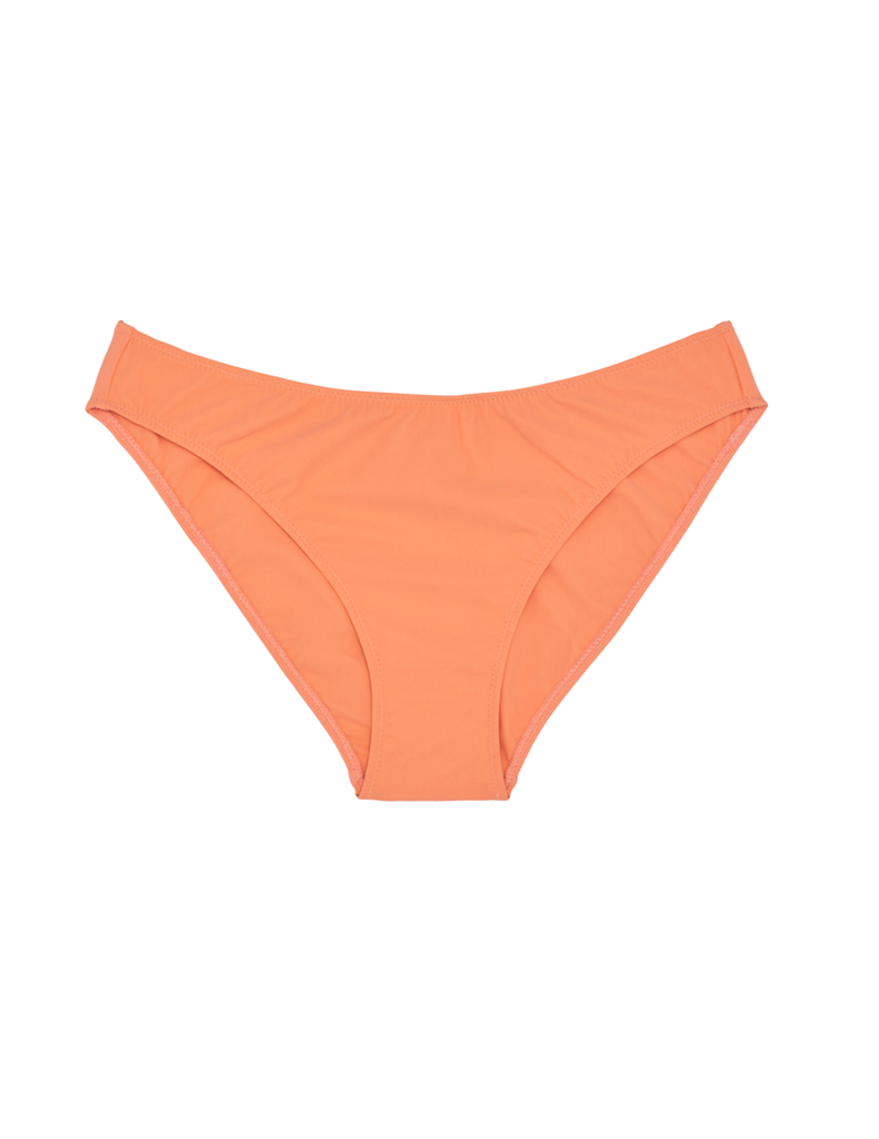  Peach mid-rise bikini bottom  